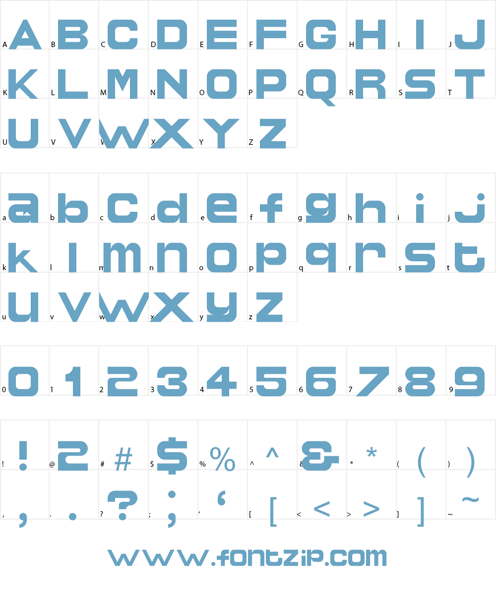 Serioucity 3 Font Character